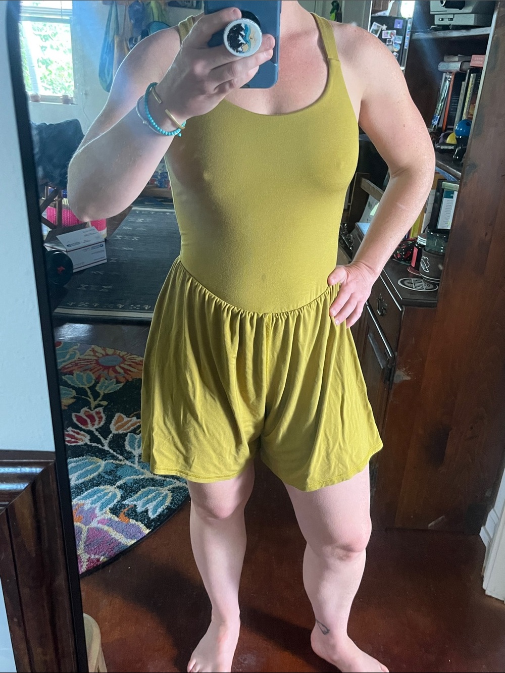 Imbodhi mustard yellow Lila Romper